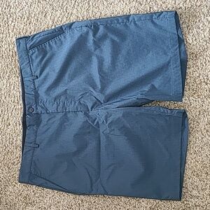 Greg Norman Collection Navy Houndstooth Trousers